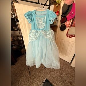 Charming Blue Kids Princess Dress-up Dress.